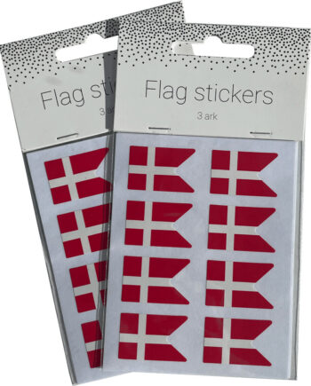 Oblater Stickers Med Flag Ark Stk Scanseason