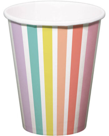 Papkrus Med Pastelfarvet Striber 250