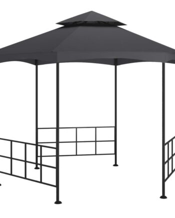 Pavillon Med Sidevægge Antracitgrå