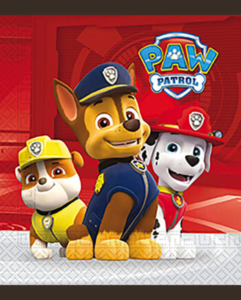 Paw Patrol Servietter 20x 33x33