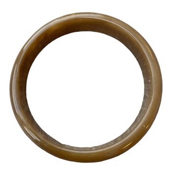 Plastik Armring Cuff Rund Karamel