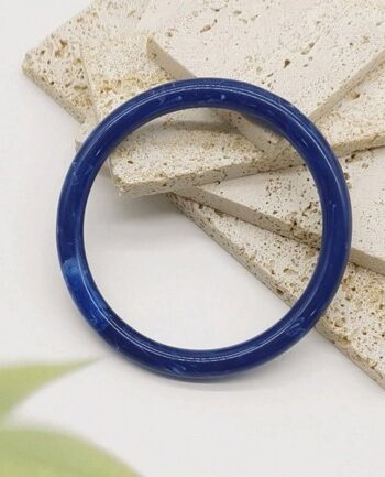 Plastik Armring Cuff Rund Navy