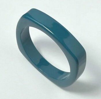 Plastik Armring Firkant Teal