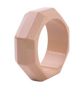 Plastik Armring Ottekant Nude