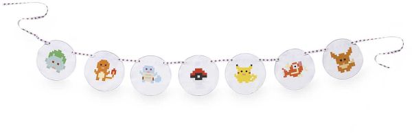 Pokmon Block Art Party Generation Kanto Starters Wall Banner