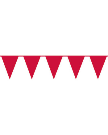 Rød Flagguirlande Meter