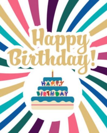 Serviet Happy Birthday Lags Stk