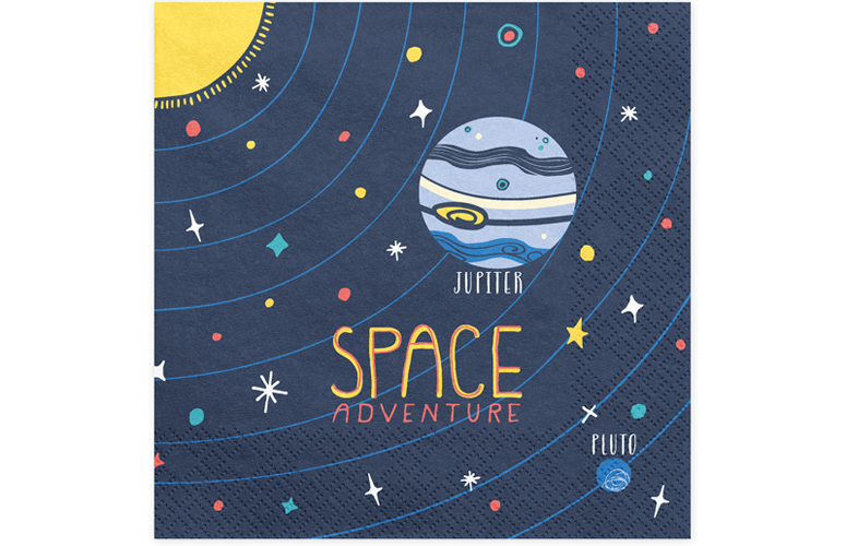 Servietter Space Stk