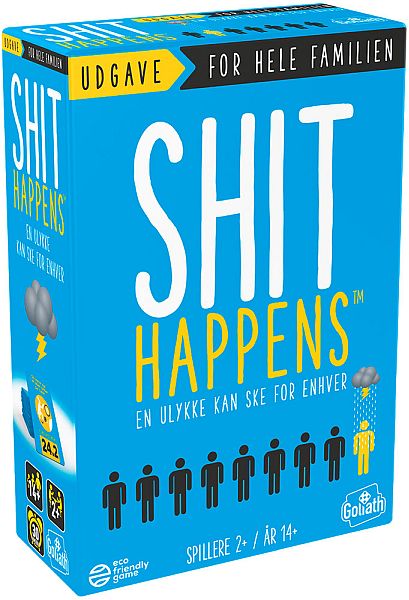 Shit Happens: Family Edition Dansk Party Game