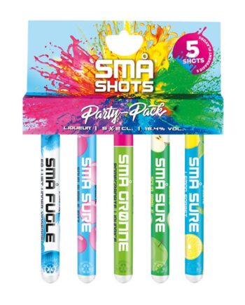 Små Shots Shotsrør Party Pack Mix 5x2cl Rør