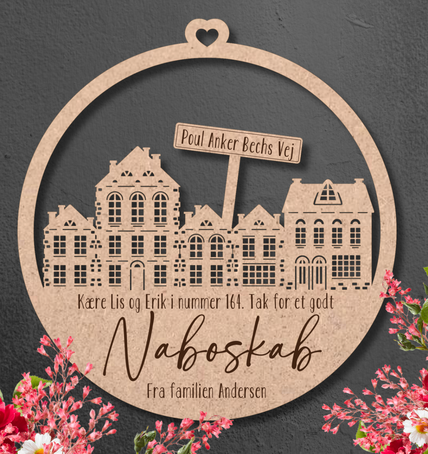 Tak For Godt Naboskab Personlig Hilsen Mdf