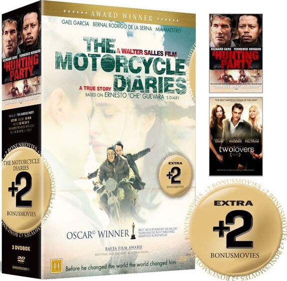The Motorcycle Diaries The Hunting Party Two Lovers Dvd Film