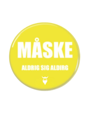 Trafiklys Fest Måske Badges Gul 10x