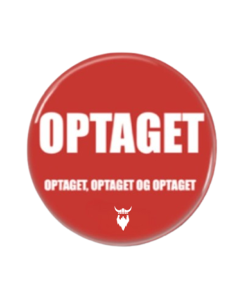 Trafiklys Fest Optaget Badges Rød 10x