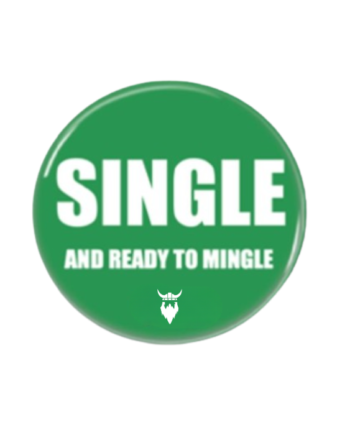 Trafiklys Fest Single Badges Grøn 10x