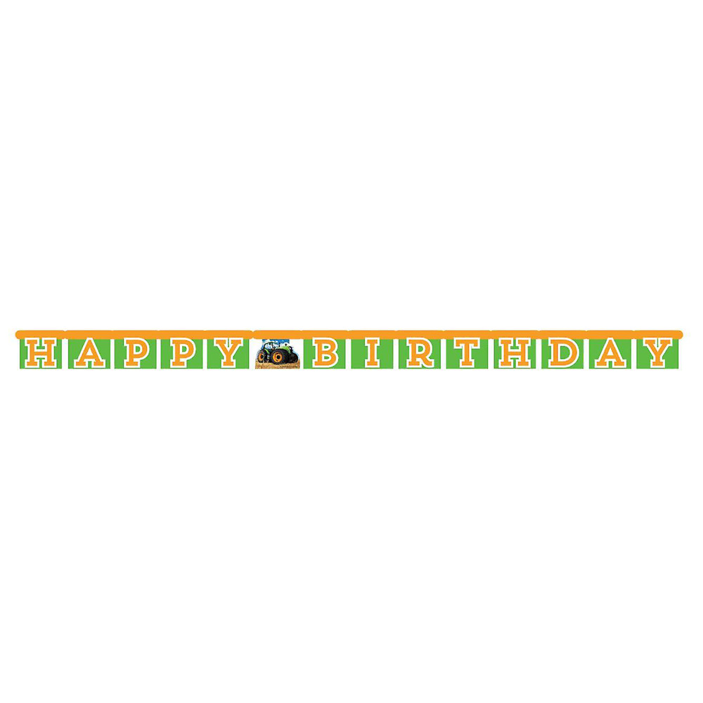 Traktor Happy Birthday Banner