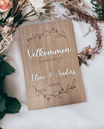 Velkomstskilt 55x35 Birkefiner