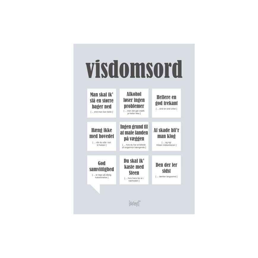 Visdomsord Citatplakat Kort