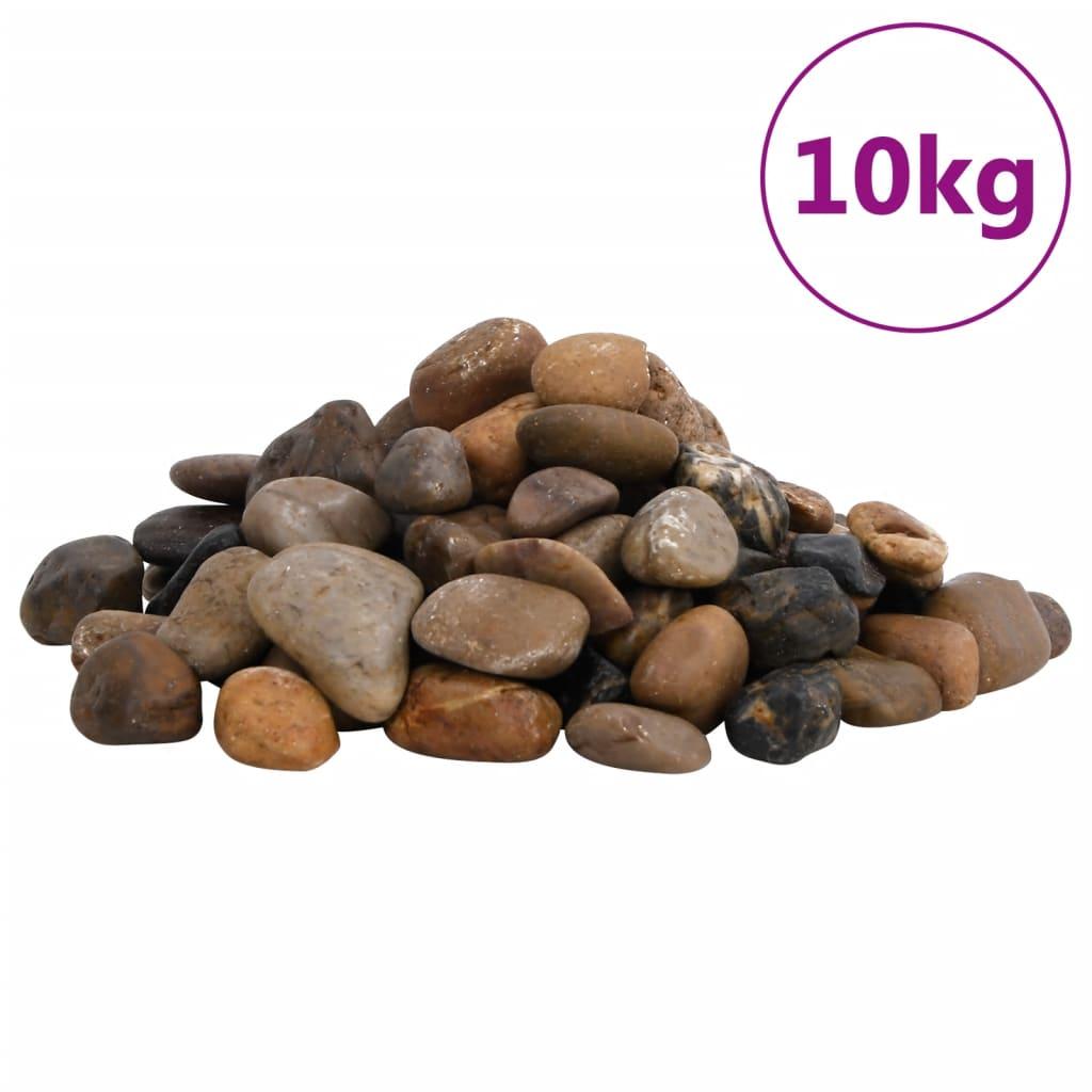 Akvariesten Polerede Småsten Flerfarvet