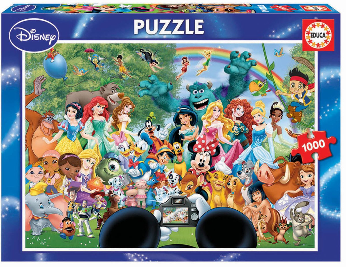 Disneys Vidunderlige Verden 1000 Brikker