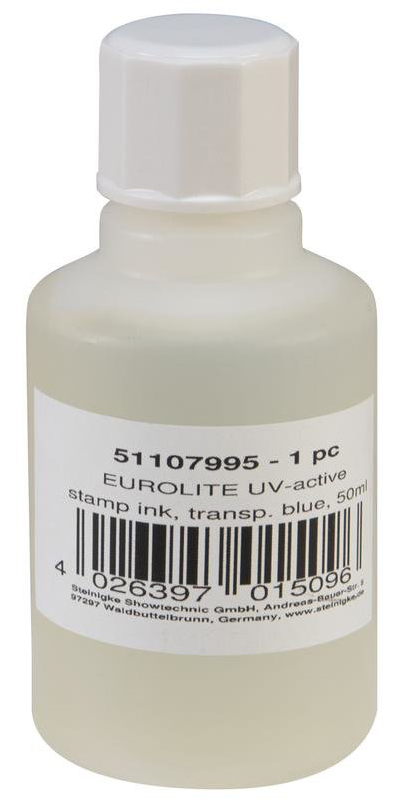 Eurolite Stempel Væske 50ml Transparent Blå
