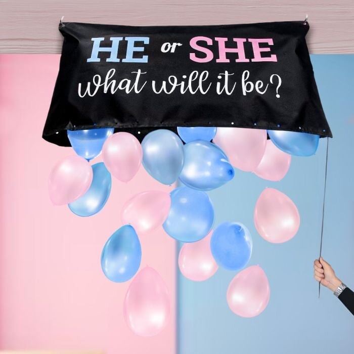 Gender Reveal Ballon Sæt Mikamax