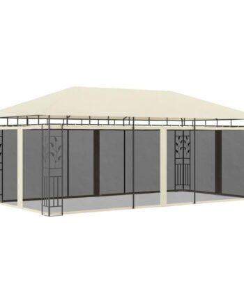 Havepavillon Med Myggenet Cremefarvet