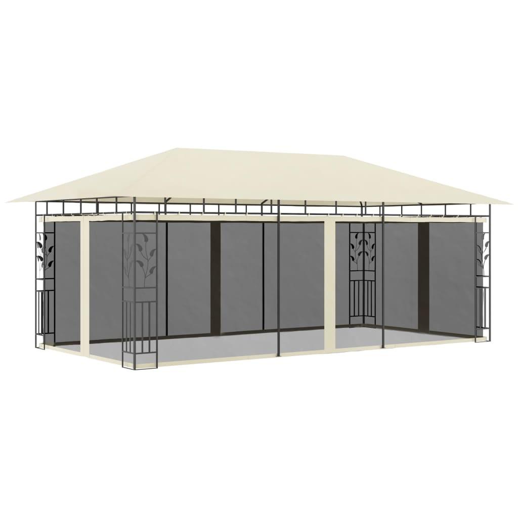 Havepavillon Med Myggenet Cremefarvet