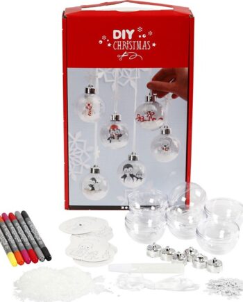 Julekugler Med Indvendig Pynt Diy Christmas Creativ Company