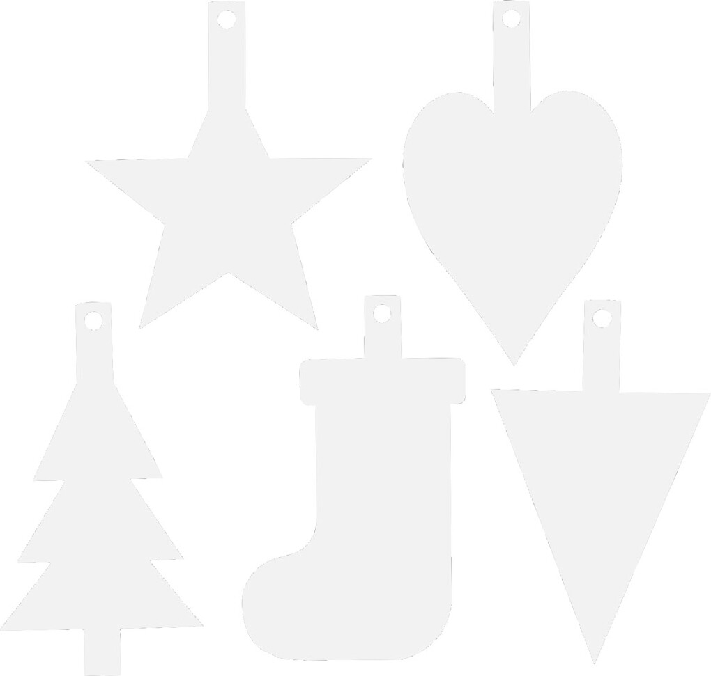 Juleophæng Hvid 100 Stk Teach
