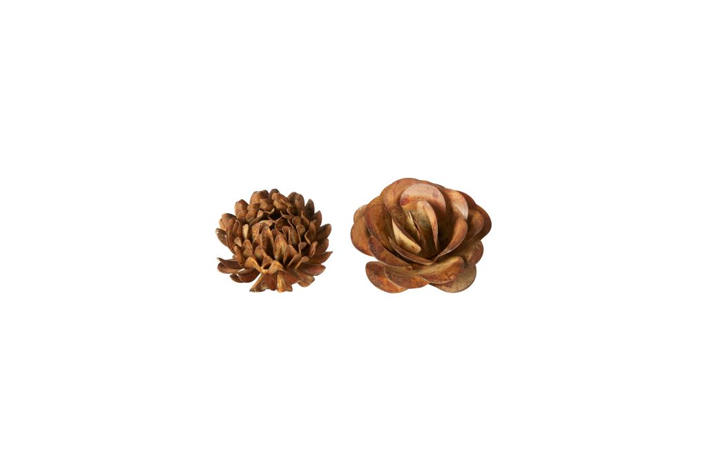 Metalblomster Sæt Med Stk