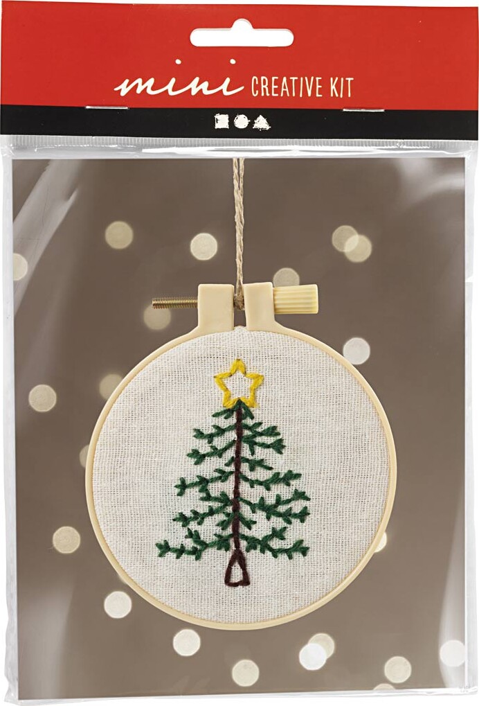 Mini Diy Kit Broderi Juletræ Creativ Company