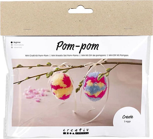 Mini Diy Kit Pompon Colorful Creativ Company