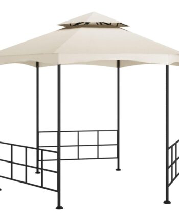 Pavillon Med Sidevægge Cremefarvet