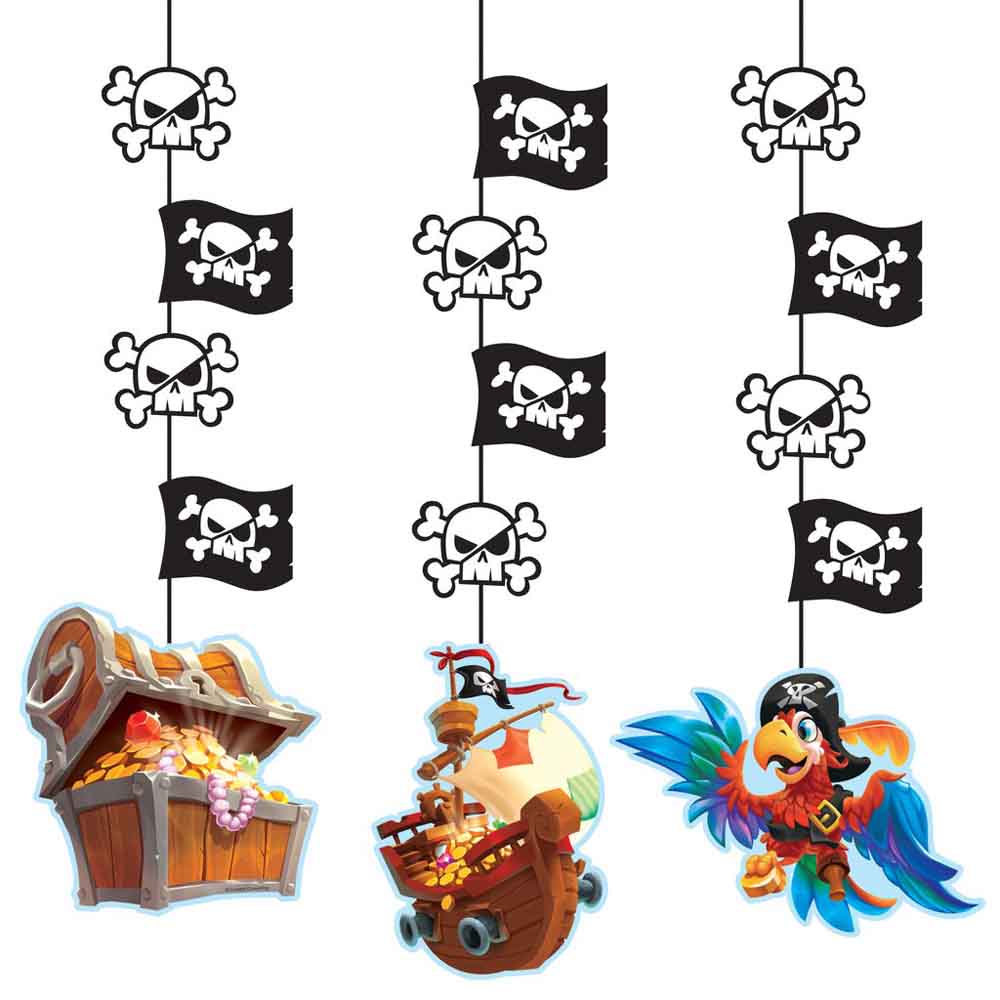 Pirat Hænge Dekorationer Treasure Island